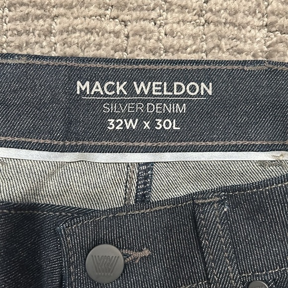 Mack Weldon SILVER Denim - Straight Leg Jeans 32 x 30 - Picture 10 of 10